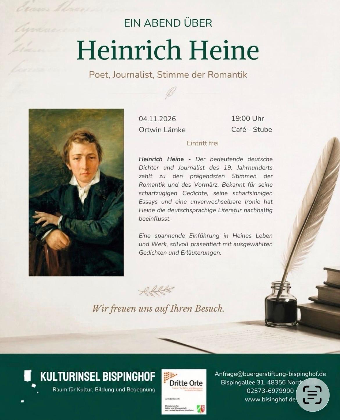 Ein Abend mit Heinrich Heine